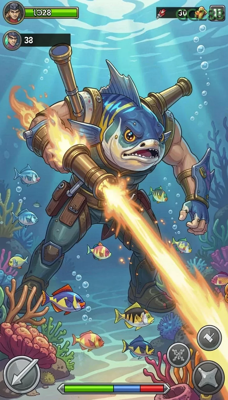 Screenshot Fire Blaze Blue Wizard